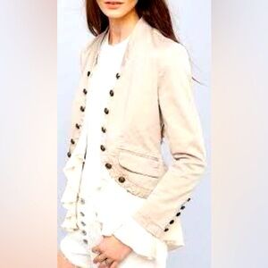 Free People NWT Ruffles Romance Jacket